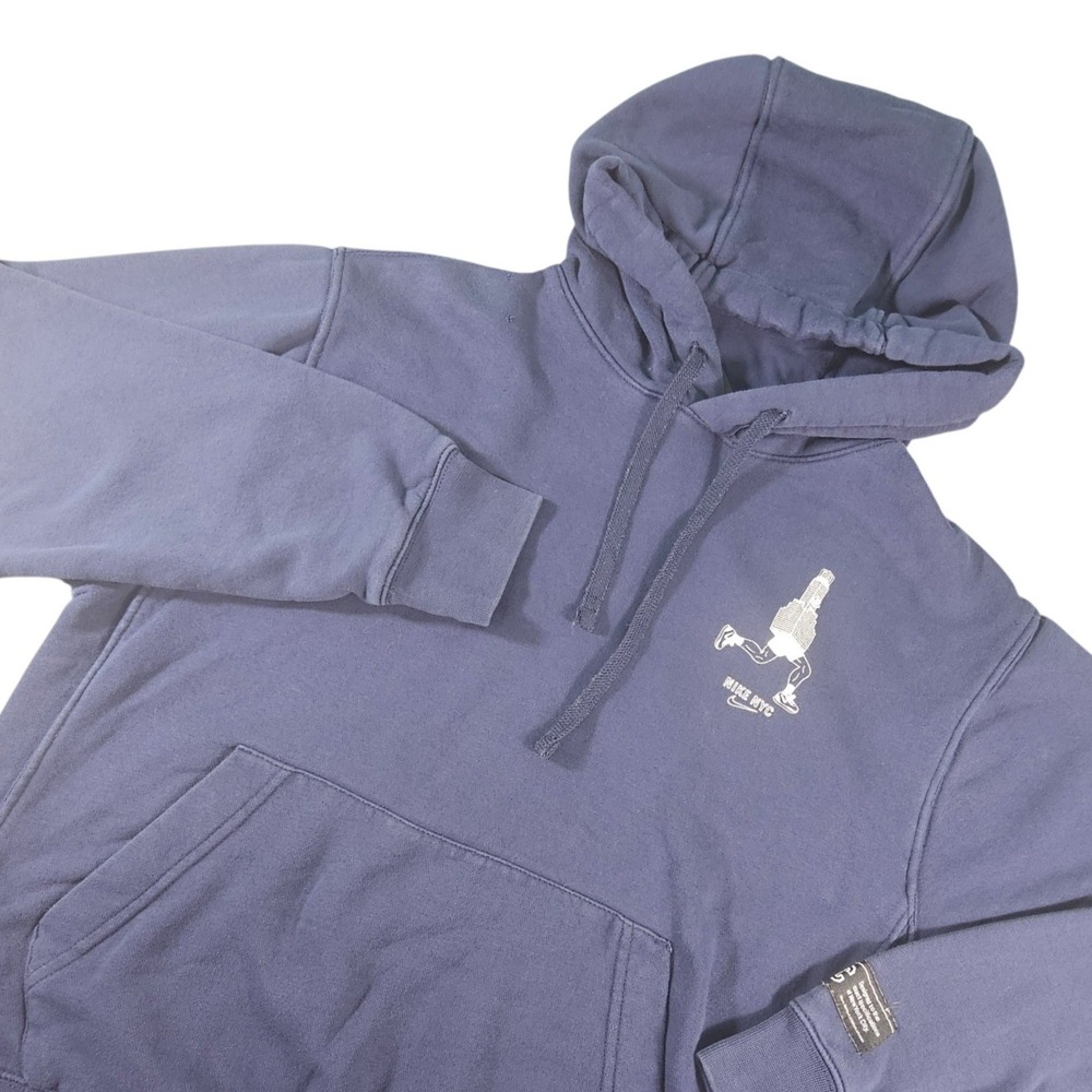 Nike NYC‎ Always On The Move Fleece Hoodie Navy Blue Men's Small DD8955-451
